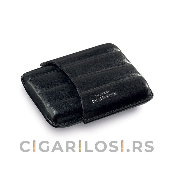 Crna KOŽNA Futrola za 4 Cigare, Cigarilose, Tompuse